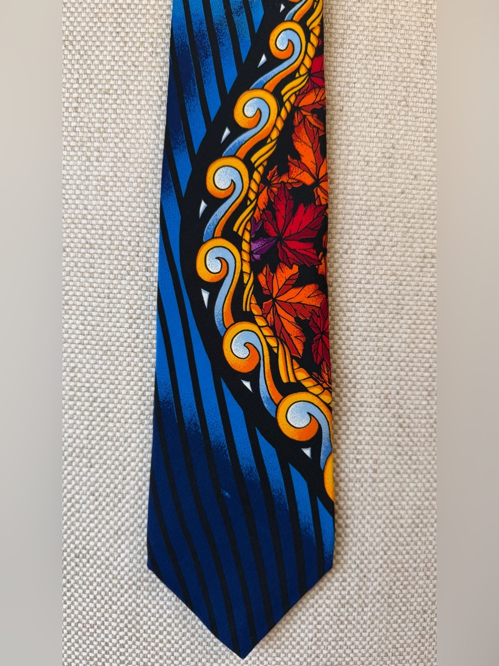 Rush Limbaugh Fall Silk Tie- Vintage